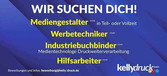 Anzeige Kelly-druck